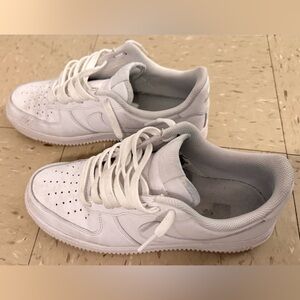 Nike All-White Sneakers Air Force 1